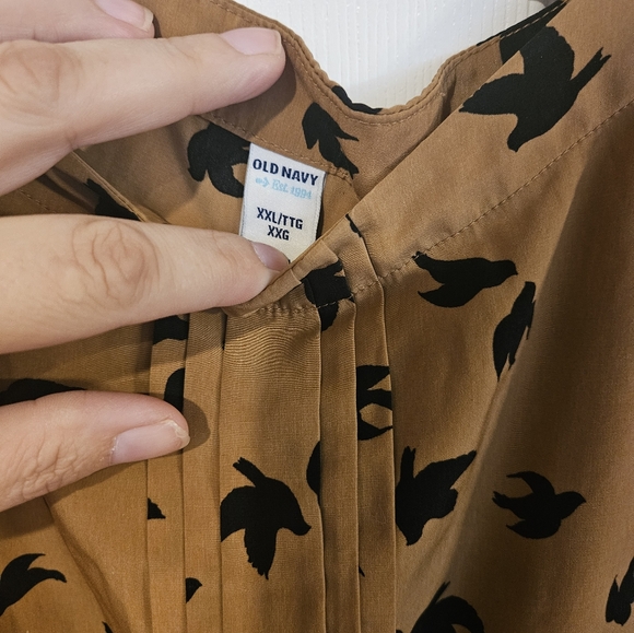 Bird Patterned Dress - Picture 3 of 4